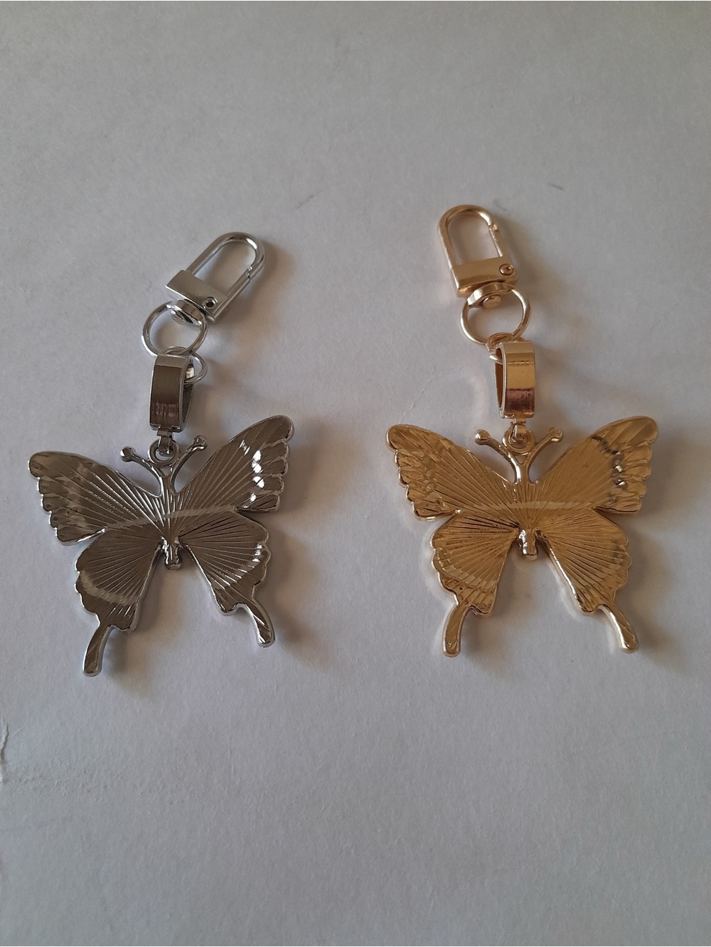 Butterfly Purse Charm Rhinestone Crystal Keychain 1pc - Picture 10 of 10